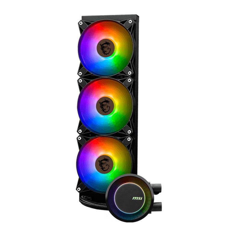 Water Cooler MSI MAG Coreliquid E360, ARGB, 360mm, Preto, 306-7ZW6E17-C24