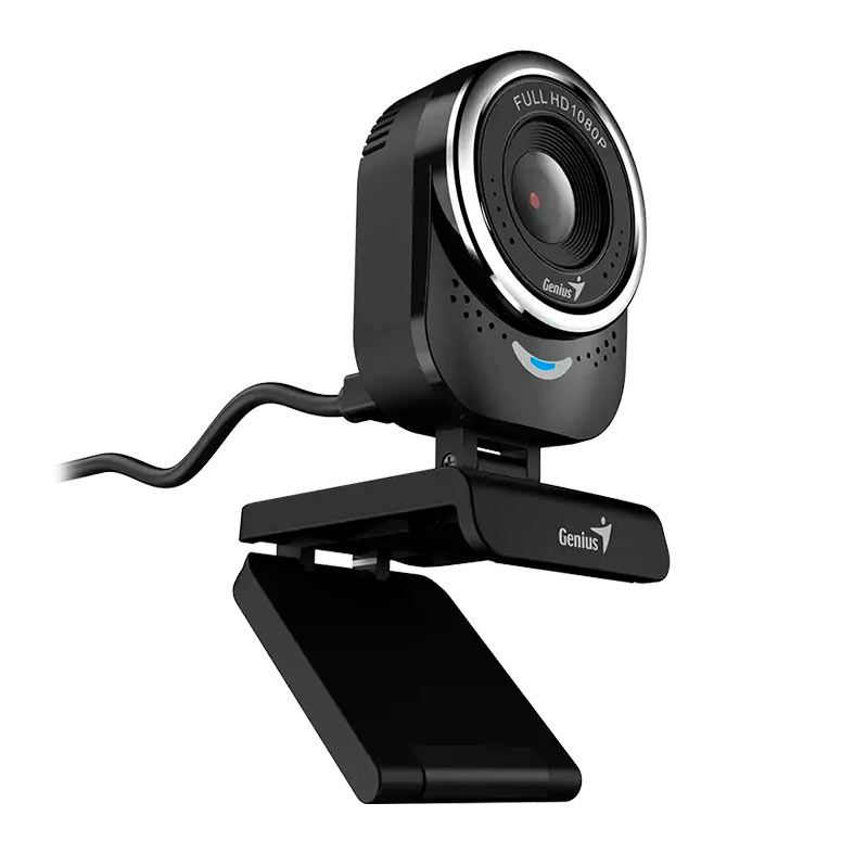 Webcam Genius QCam 6000, FHD, 2MP, USB, Preto, 32200002407