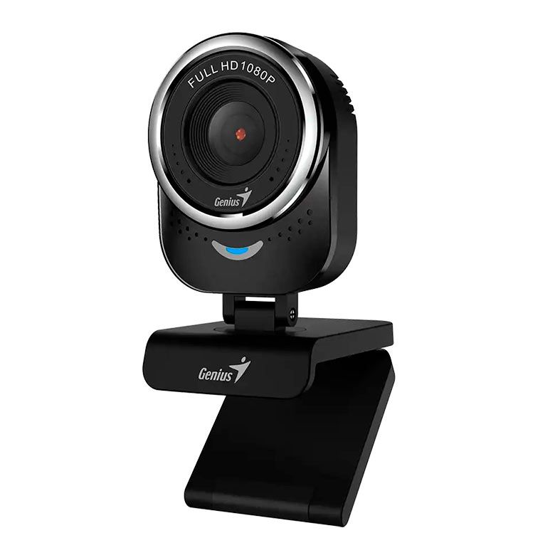 Webcam Genius QCam 6000, FHD, 2MP, USB, Preto, 32200002407