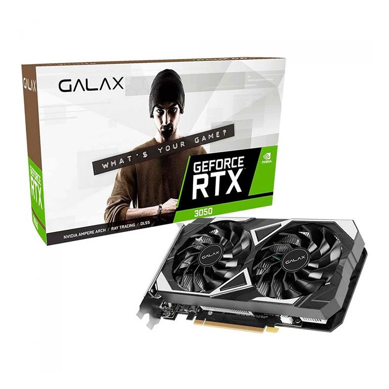 Placa de Video Galax GeForce RTX 3050 EX 2x, 6GB, GDDR6, 96-bit, 35NRLDHP9ODV-NAC