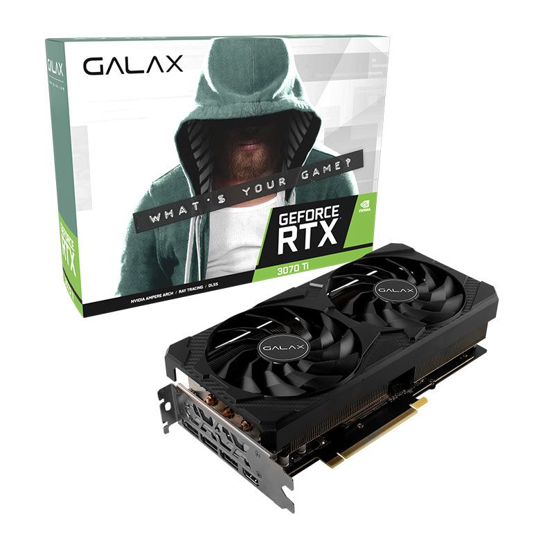 Placa de Video Galax GeForce RTX 3070 Ti 1-Click OC, 8GB, GDDR6X, 256-bit, 37ISM6MD4COC