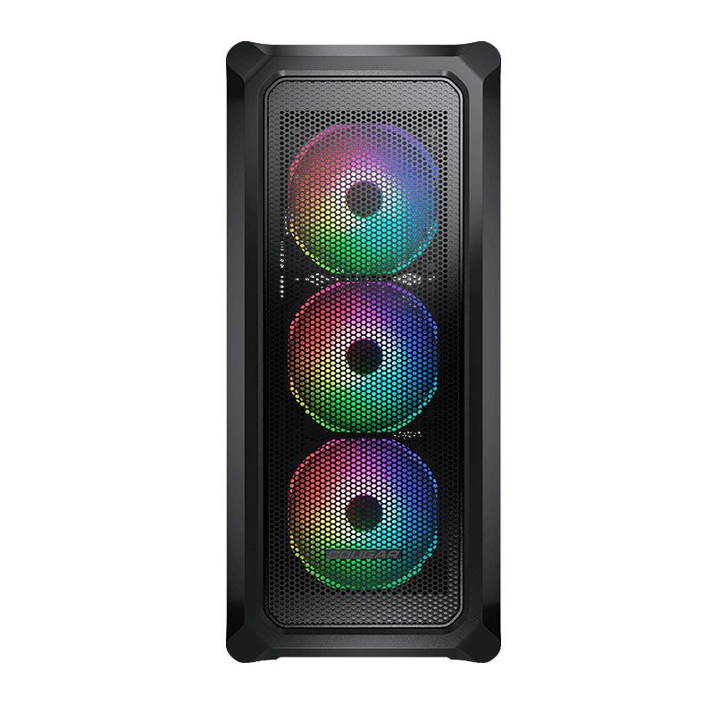 Gabinete Gamer Cougar Archon 2 Mesh RGB, Lateral de Vidro, Com  3 Fans, Preto, 385CC50.0001