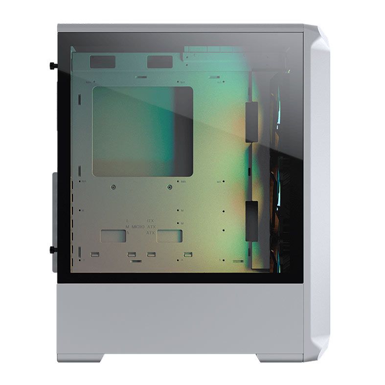 Gabinete Gamer Cougar Archon 2 RGB, Mid-Tower, Lateral de Vidro, Com 3 Fans, Branco, 385CC50.0004