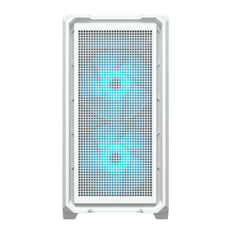 Gabinete Gamer Cougar MX600 Mini RGB, Mini-Tower, Lateral de Vidro, Com 3 Fans, Branco, 385GC90.0002
