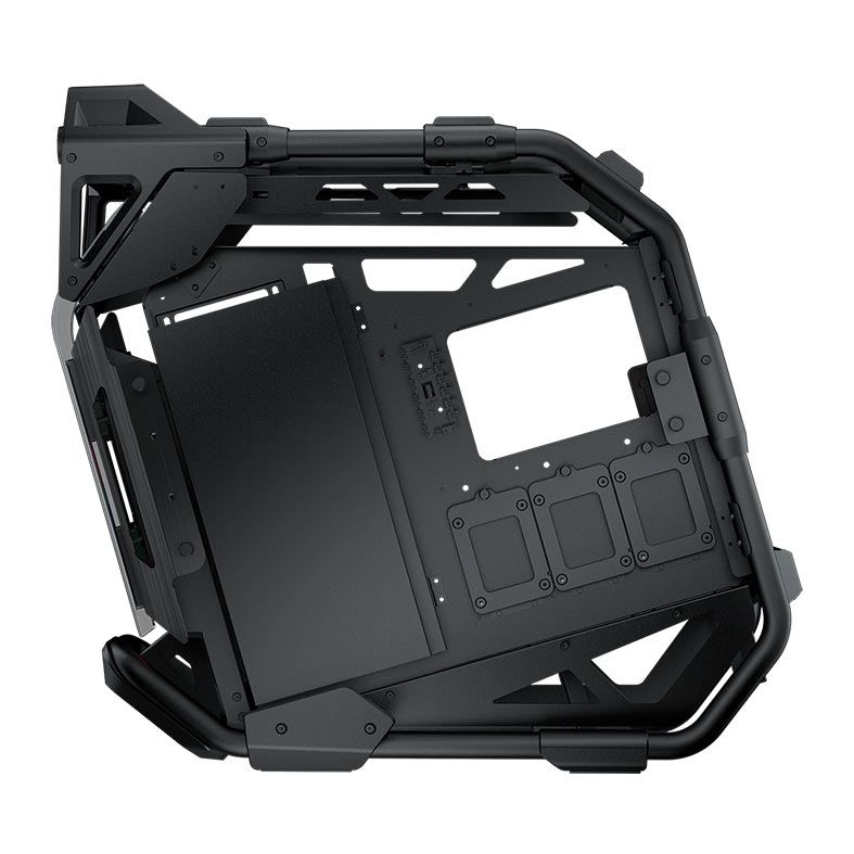 Gabinete Gamer Cougar Cratus, RGB, Mid-Tower, Lateral de Vidro, Com 3 Fan, Preto, 385LMS0.0001