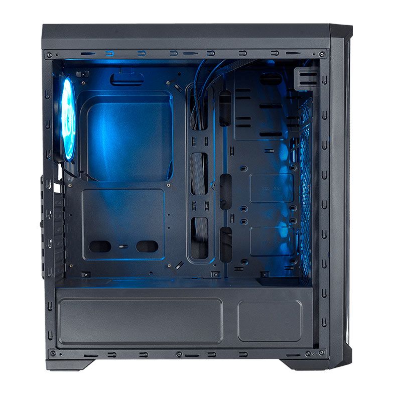 Gabinete Gamer Cougar MX330-G AIR, Lateral em Vidro, Com 3 Fans, Preto, 385NC10.0021
