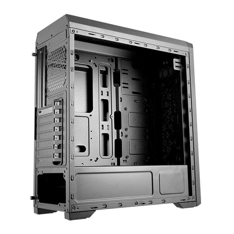 Gabinete Gamer Cougar MX330-G AIR, Lateral em Vidro, Com 3 Fans, Preto, 385NC10.0021