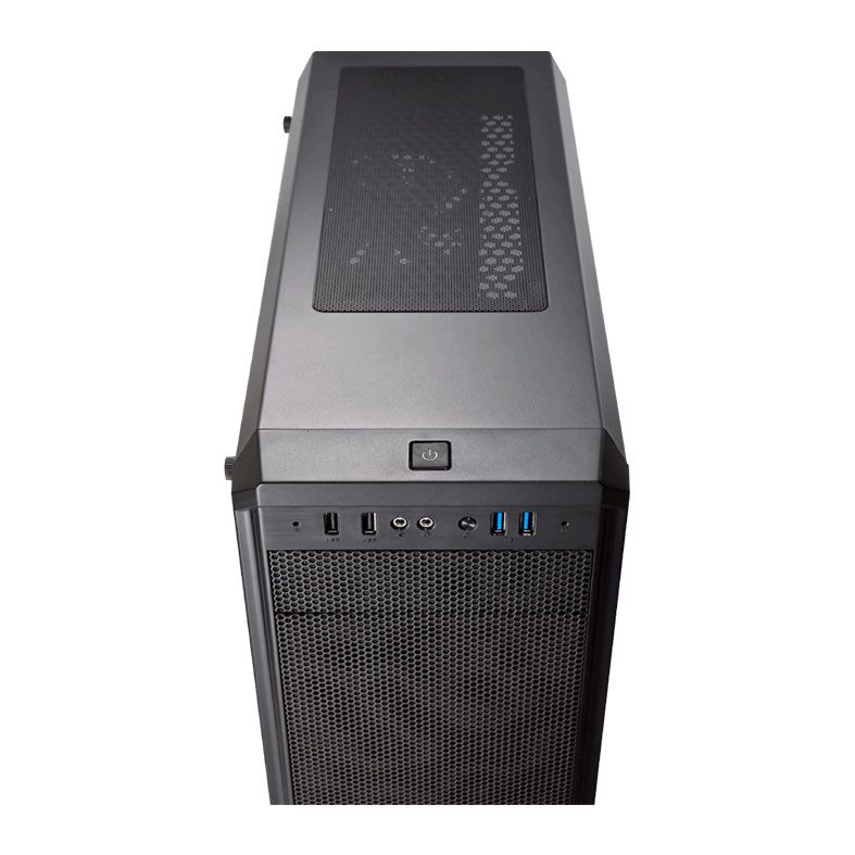 Gabinete Gamer Cougar MX330-G AIR, Lateral em Vidro, Com 3 Fans, Preto, 385NC10.0021
