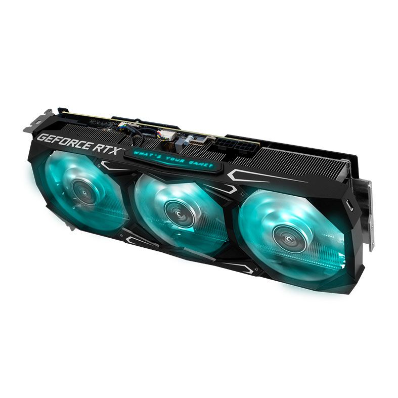 Placa de Video Galax Geforce RTX 3080 SG 1-Click OC, LHR, 12GB, GDDR6X, 384-bit, 38NOM5MD99SS-NAC