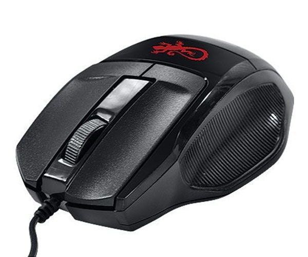 Mouse Gamer VX Vinik Optico Lizard Preto/Vermelho 1000 DPI, 23376