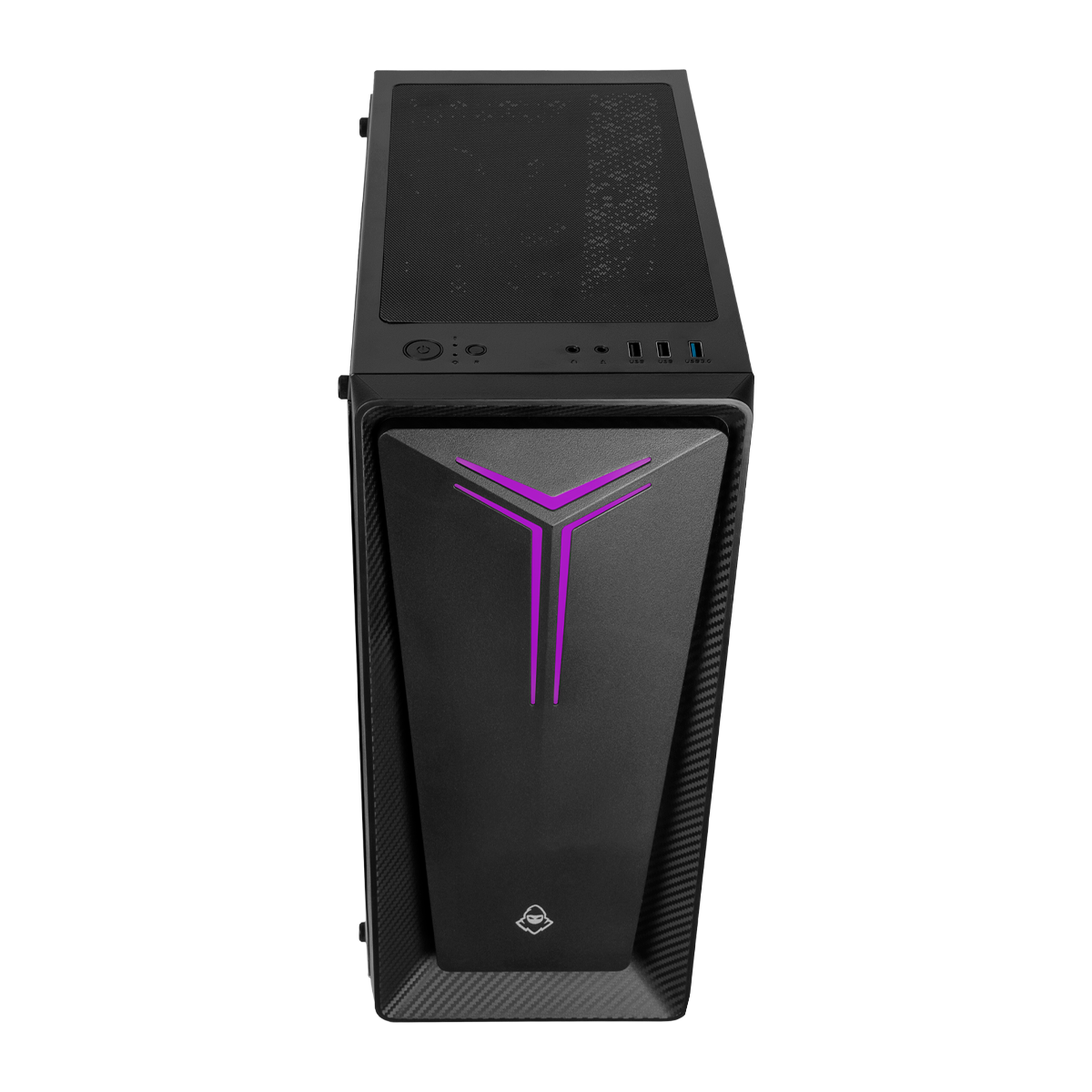 Kit Gabinete Gamer Crusader + Fonte Tomahawk 500w + Cabo de Força