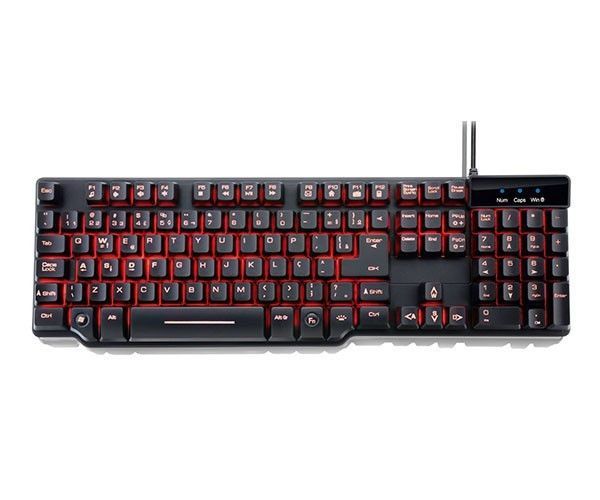Teclado Multi Warrior Profissional semi-Mecânico, TC196
