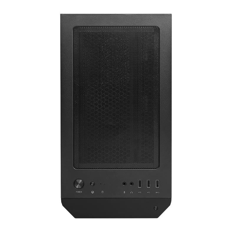 Gabinete Gamer MSI MAG Forge M100A D60, RGB, Mid-Tower, Lateral De Acrilico, Com 4 Fans, Fonte 600W, Preto, 3B6-BZ05024-809