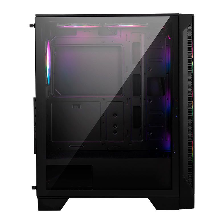 Gabinete Gamer MSI MAG Forge 120A B65, RGB, Mid-Tower, Lateral De Vidro, Com 6 Fans, Fonte 650W, Preto, 3B6-BZ05025-HH9