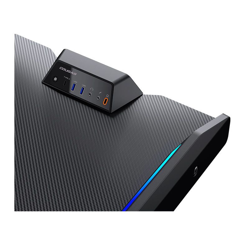 Mesa Gamer Cougar E-Mars, RGB, Preto, 3M1503SB.0011