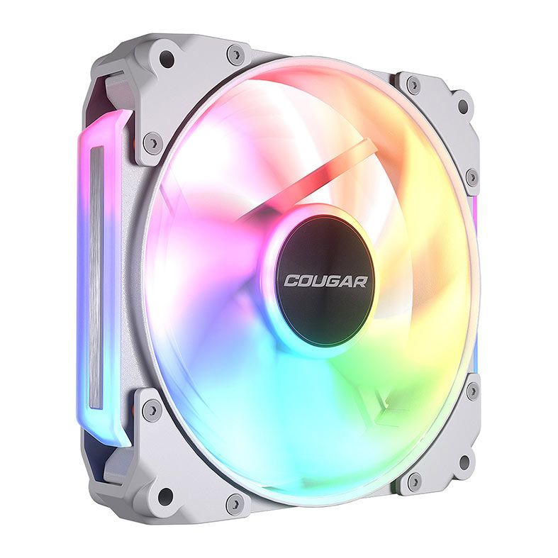 Ventoinha Cougar Apolar 120 ARGB, 120mm, Branco, 3MAPR12A1.0002