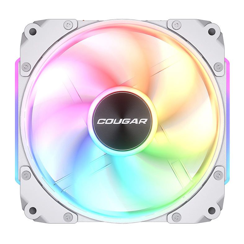 Ventoinha Cougar Apolar 120 ARGB, 120mm, Branco, 3MAPR12A1.0002