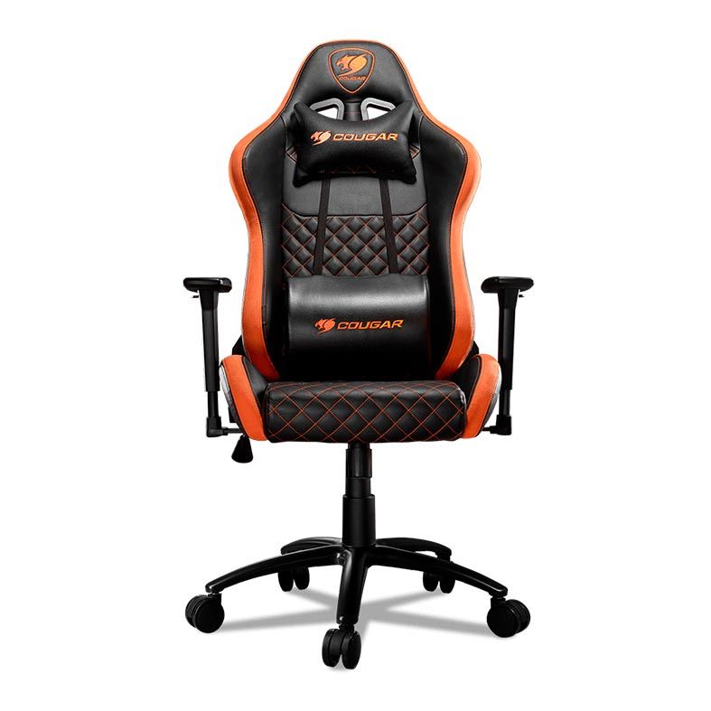 Cadeira Gamer Cougar Gaming Armor Titan Pro Preto/Laranja - 3MTITANS.0001