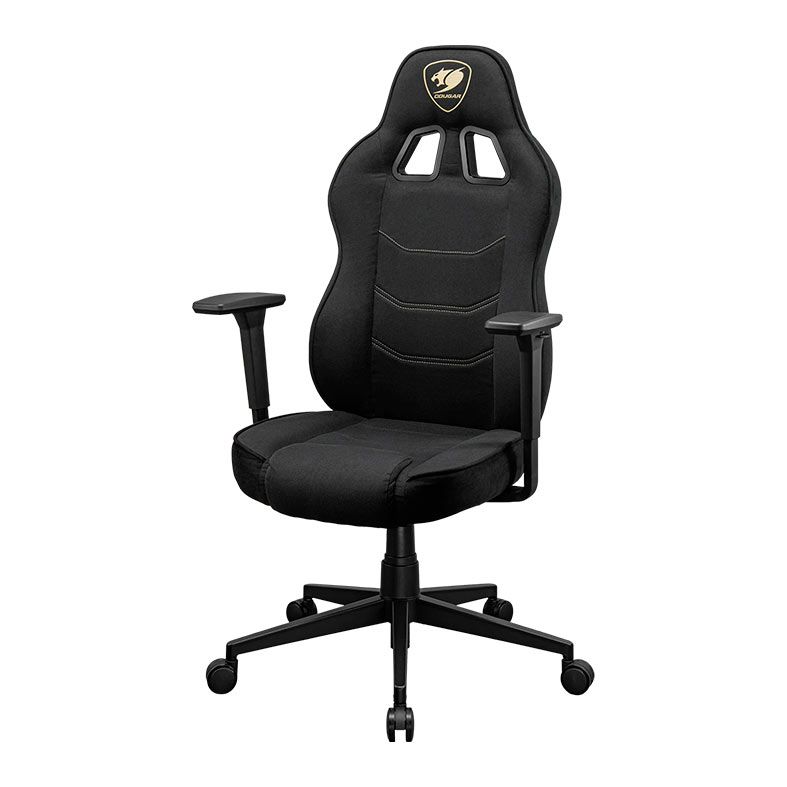 Cadeira Gamer Cougar Fusion One Gold F, Preto, 3MFOFGLB.0001