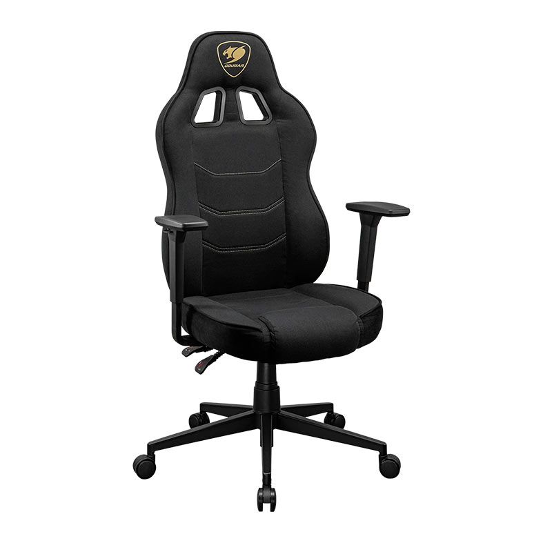 Cadeira Gamer Cougar Fusion One Gold F, Preto, 3MFOFGLB.0001