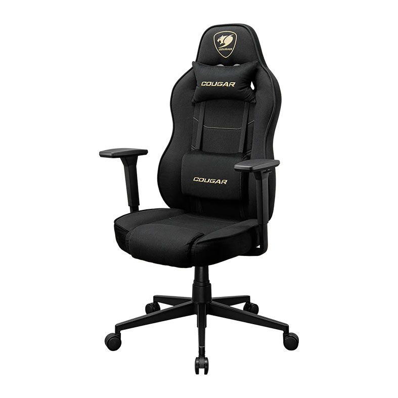 Cadeira Gamer Cougar Fusion One Gold F, Preto, 3MFOFGLB.0001