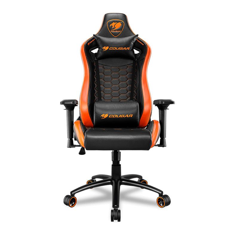 Cadeira Gamer Cougar Outrider S, Preto e Laranja, 3MOUTNXB.0001