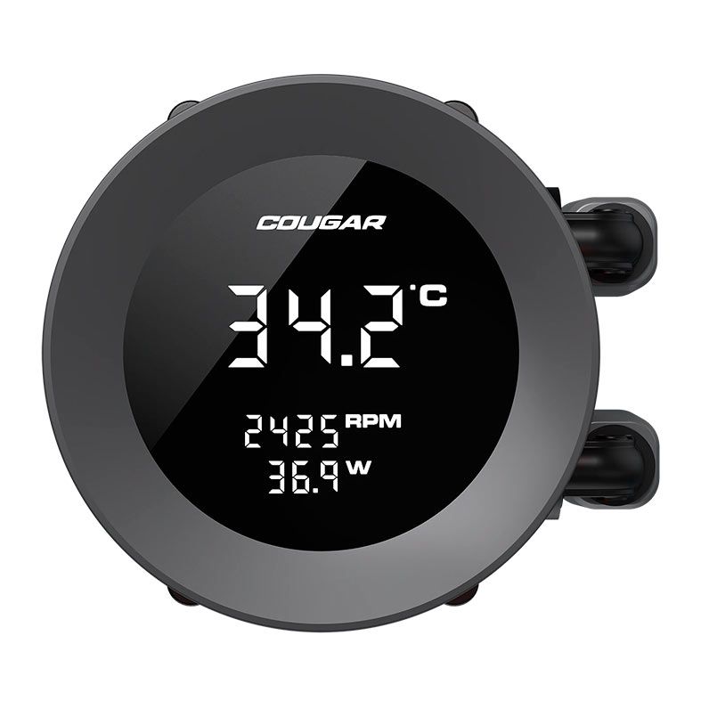 Water Cooler Cougar Poseidon Vistek, ARGB, 360mm, Preto, 3MPVA360.0001