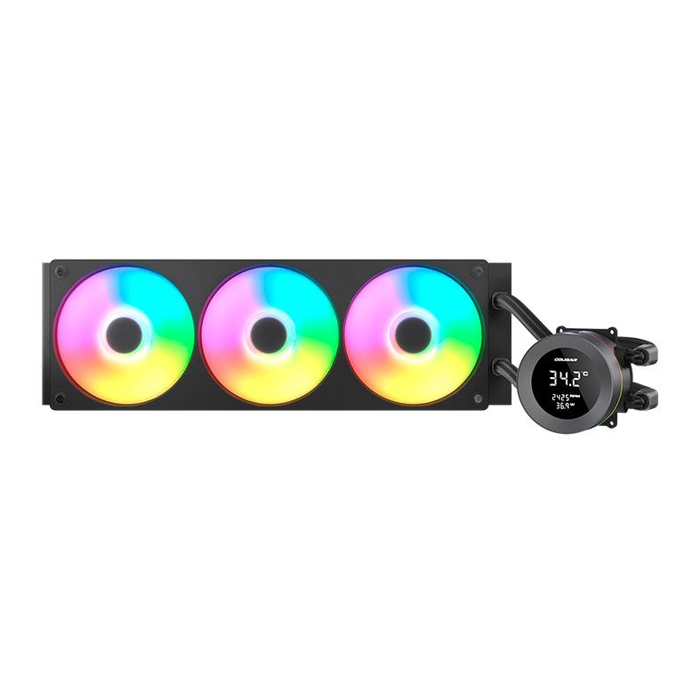Water Cooler Cougar Poseidon Vistek, ARGB, 360mm, Preto, 3MPVA360.0001