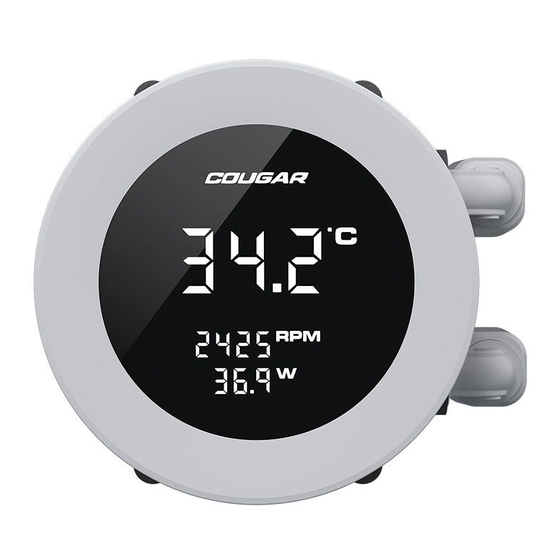 Water Cooler Cougar Poseidon Vistek, ARGB, 360mm, Branco, 3MPVA360.0002