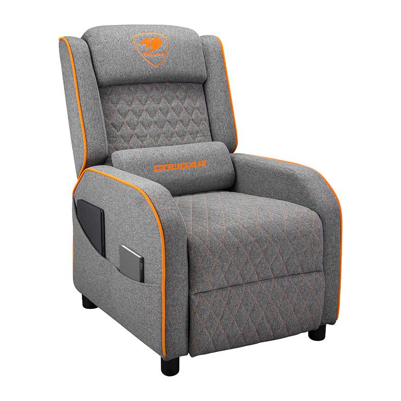 Poltrona Gamer Cougar Ranger One Gray, Cinza e Laranja, 3MRAOGRA.0001