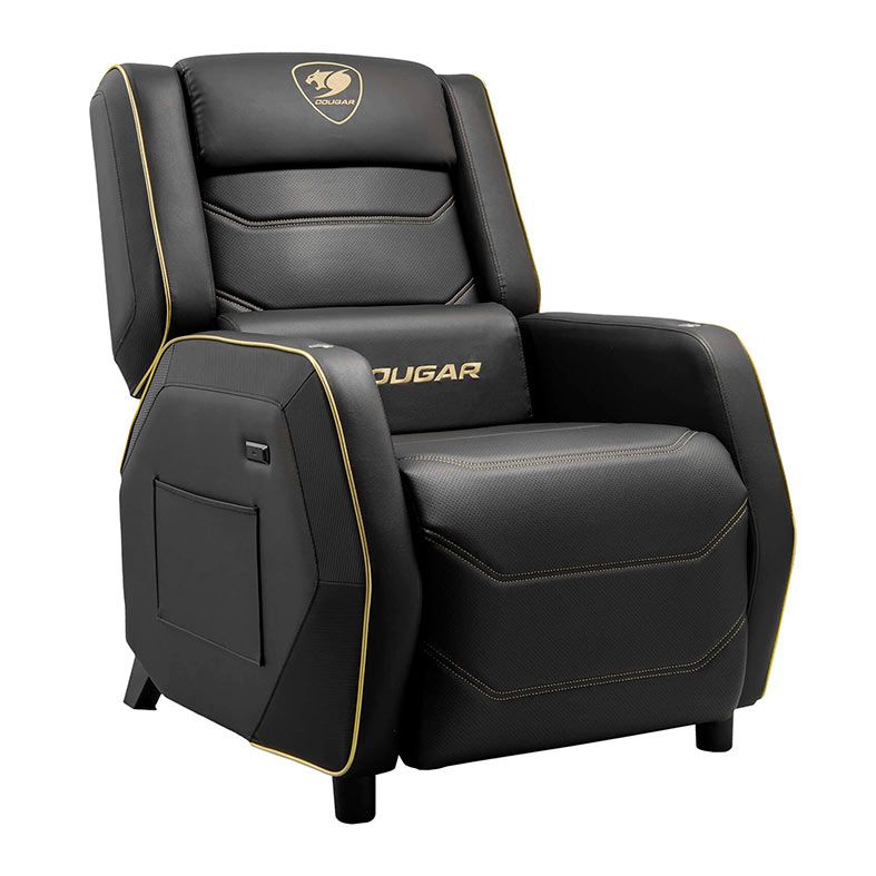 Poltrona Gamer Cougar Ranger Pro Royal, Preto e Dourado, 3MRGPGLB.0001
