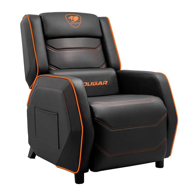 Poltrona Gamer Cougar Ranger S, Preto e Laranja, 3MRGSORB.0001