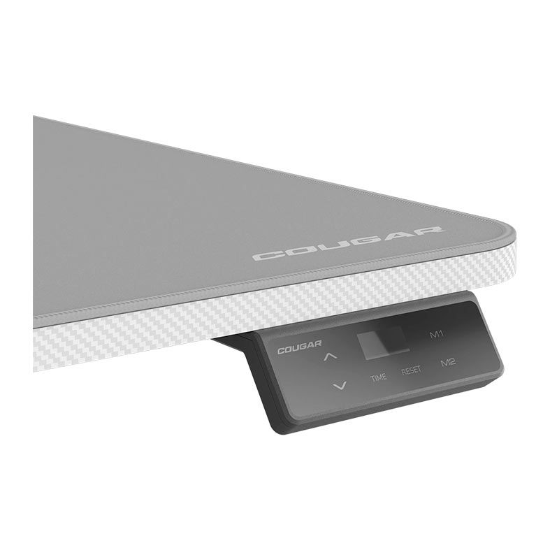 Mesa Gamer Cougar E-Star 140, Com Regulagem de Altura, Branco, 3MSTA3WW.0006