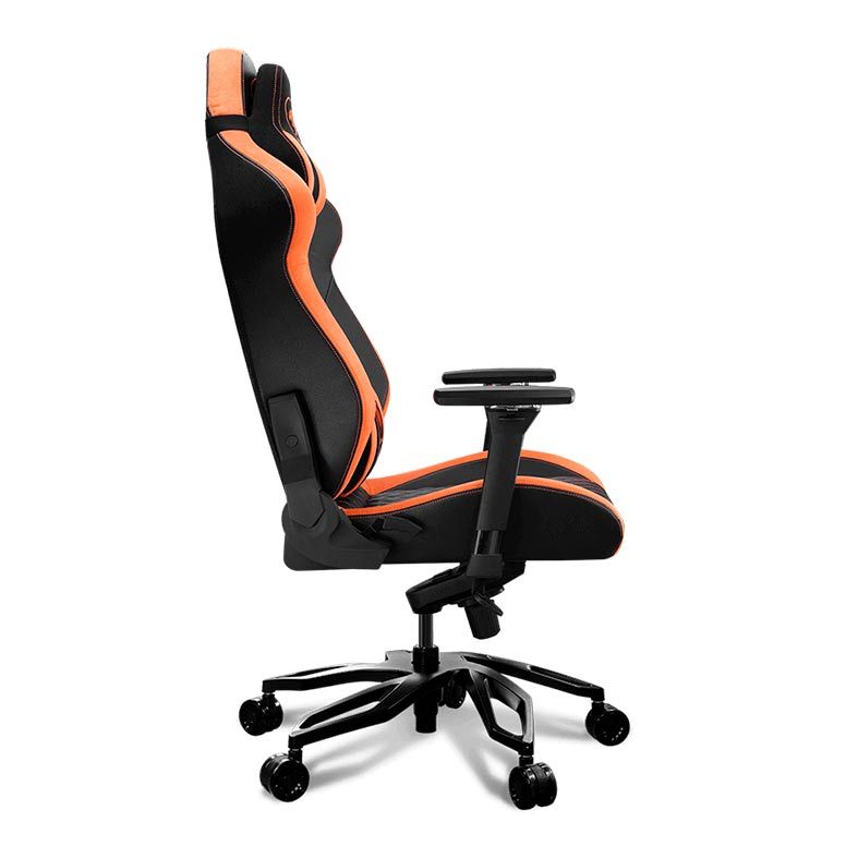 Cadeira de escritório Cougar Armor Titan Pro gamer ergonômica preto e  laranja com estofado de couro