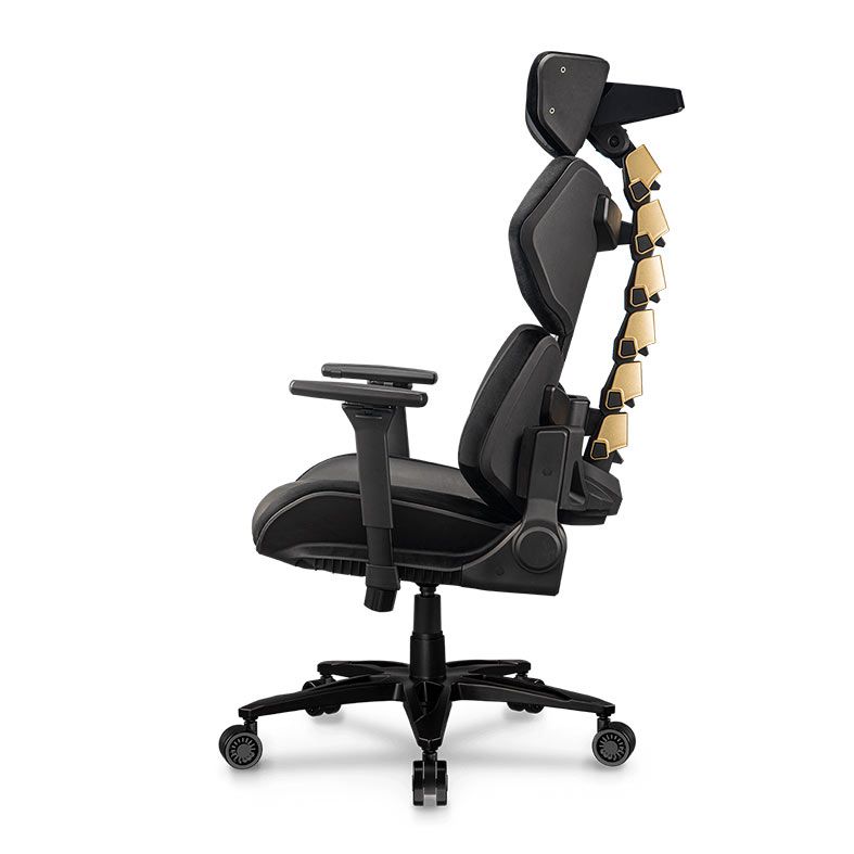 Cadeira Gamer Cougar Terminator Elite Gold, Preto, 3MTREGLB.0001