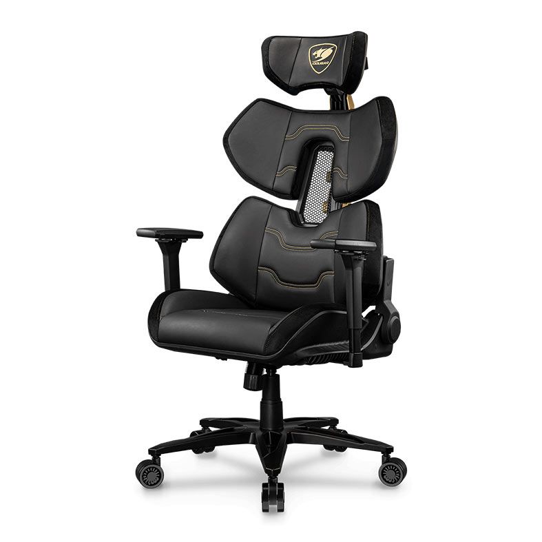 Cadeira Gamer Cougar Terminator Elite Gold, Preto, 3MTREGLB.0001
