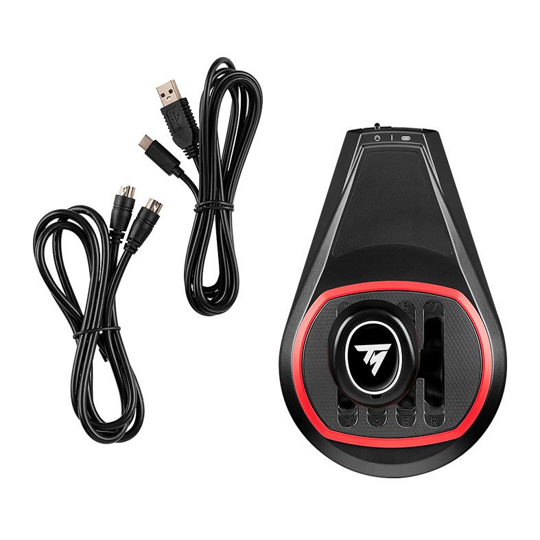 Cambio Thrustmaster TH8S Shifter Add-On, Multiplataforma, Preto e Vermelho, 4060256
