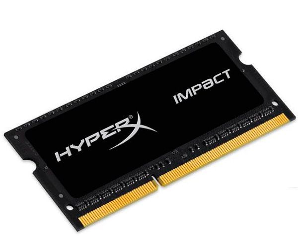 Memoria Para Notebook Kingston HyperX Impact 8GB (1x8) DDR3 1600MHz Preta, HX316LS9IB/8
