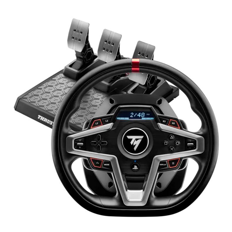 Kit Volante e Pedais Thrustmaster T248, PS4/PS5 e PC, Preto, 4160837