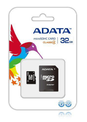 Cartão de memoria ADATA 32GB Micro SDHC Class 4, AUSDH32GCL4-RA1 - BOX