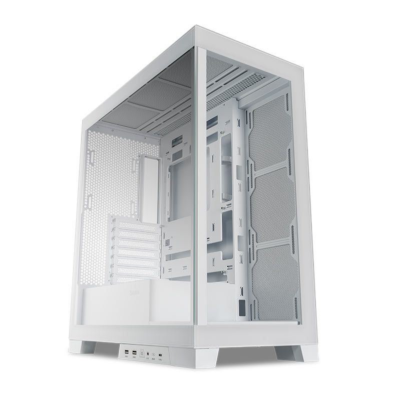 Gabinete Gamer Sama 4503, M-ATX, Lateral de Vidro, Branco, 4503W