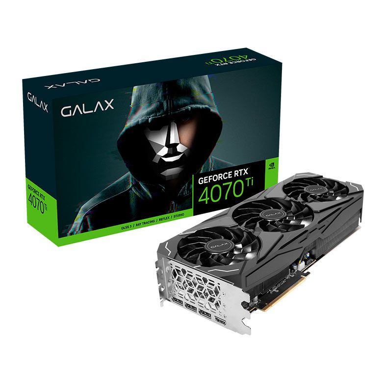 Placa de Video Galax Geforce RTX 4070 Ti ST 1-Click OC, 12GB, GDDR6X, 192-bit, 47IOM7MD6TTS-NAC