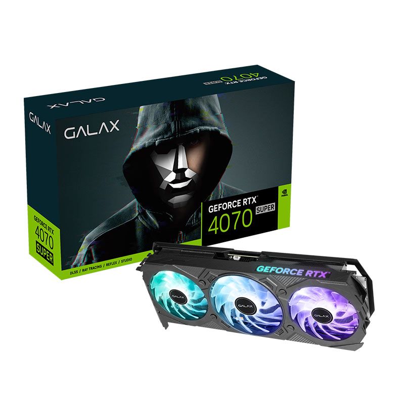 Placa De Video Galax GeForce RTX 4070 Super EX Gamer OC, 12GB, GDDR6X, 192-bit, 47SOM7MD7JBK