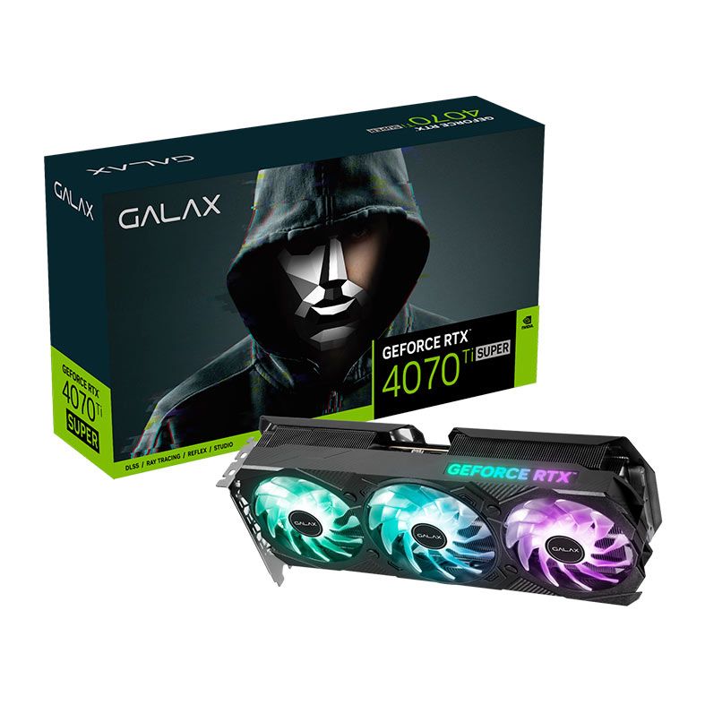 Placa de Video Galax GeForce RTX 4070 Ti Super EX Gamer OC, 16GB, GDDR6X, 256-bit, 47UZM6MD9BUP