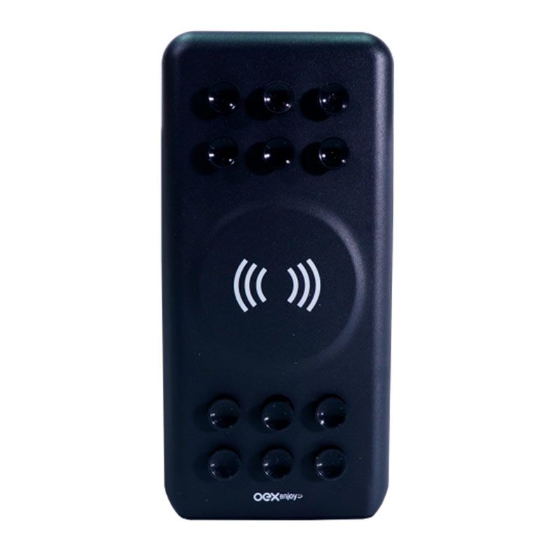 Power Bank OEX Glid PB306, 10000mAh, Wireless/USB/Type-C, Preto, 48.7420
