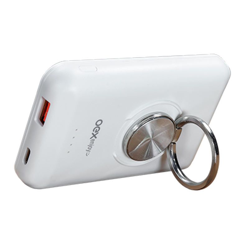 Power Bank OEX Ultra PB307, 5000mAh, Wireless/USB/Type-C, Branco, 48.7470