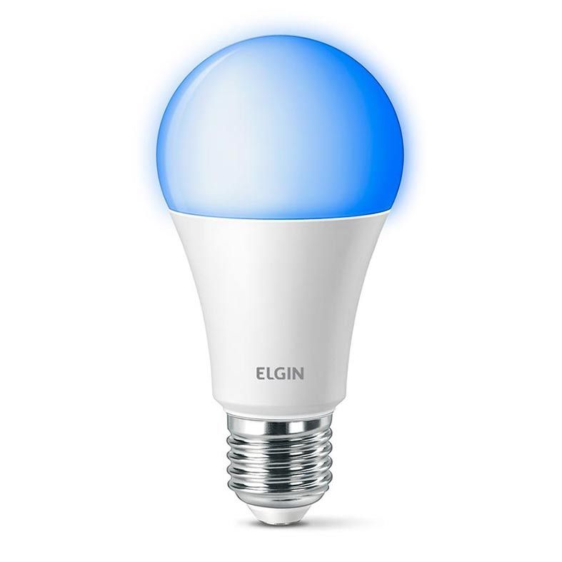 Lampada Smart Color Elgin RGB 10W Wi Fi, 48BLEDWIFI00