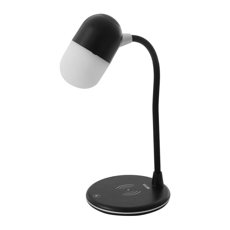 Luminaria de Mesa Elgin 3 em 1 Lumi Play Preta, 48LUMIPLAY00