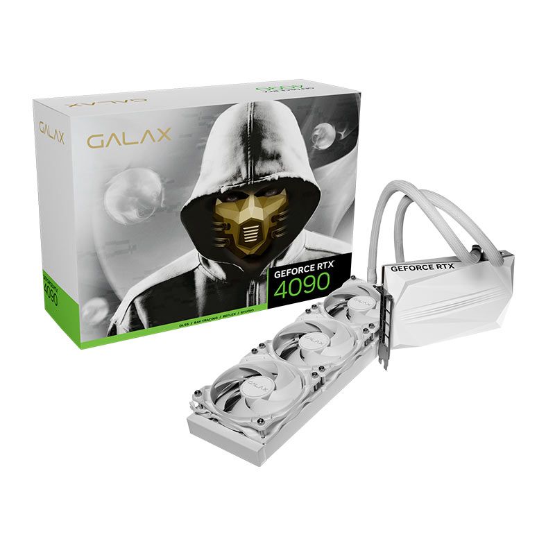 Placa de Video Galax GeForce RTX 4090 Hydro White, 24GB, GDDR6X, 384-bit, 49NXM5MD7FAI