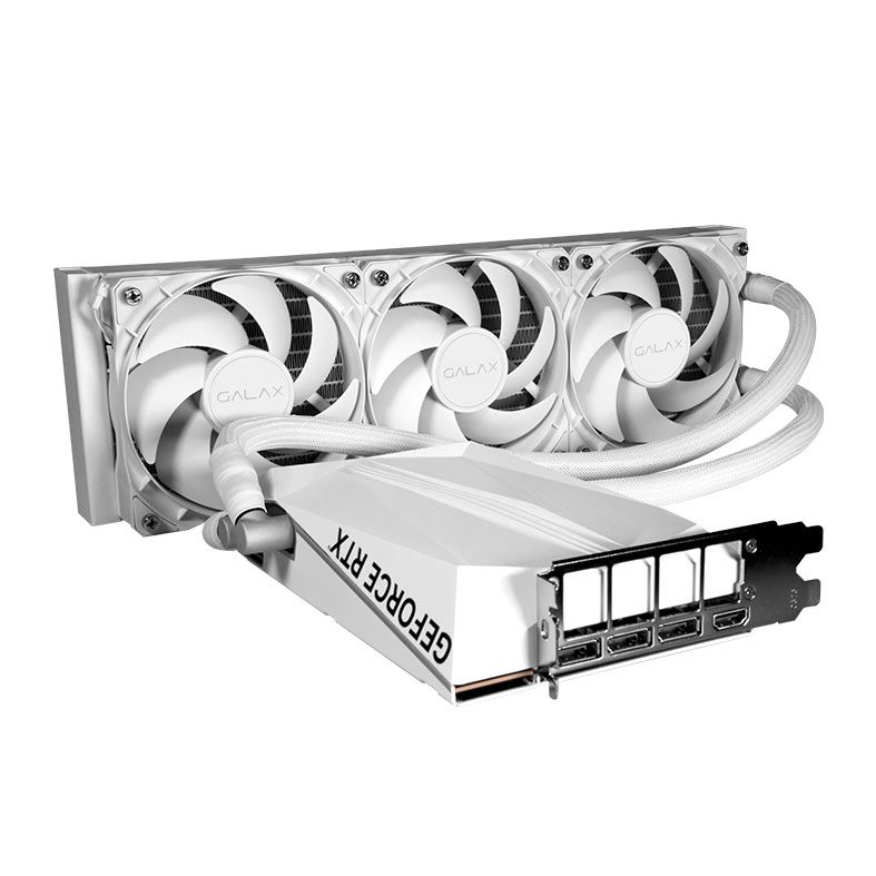 Placa de Video Galax GeForce RTX 4090 Hydro White, 24GB, GDDR6X, 384-bit, 49NXM5MD7FAI